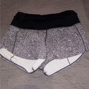 lululemon speed up shorts size 2